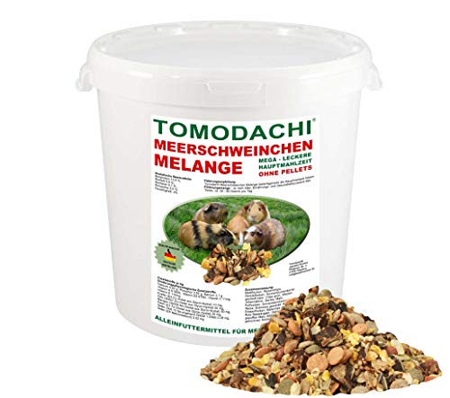 Tomodachi Meerschweinchenfutter, Nager Futter ohne Pellets 5kg Eimer